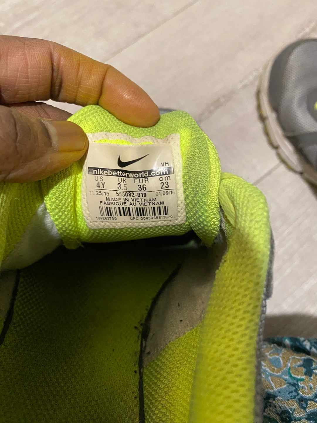 Nike Revolution 2 Running Shoes - Grey/Lime Green - photo 5