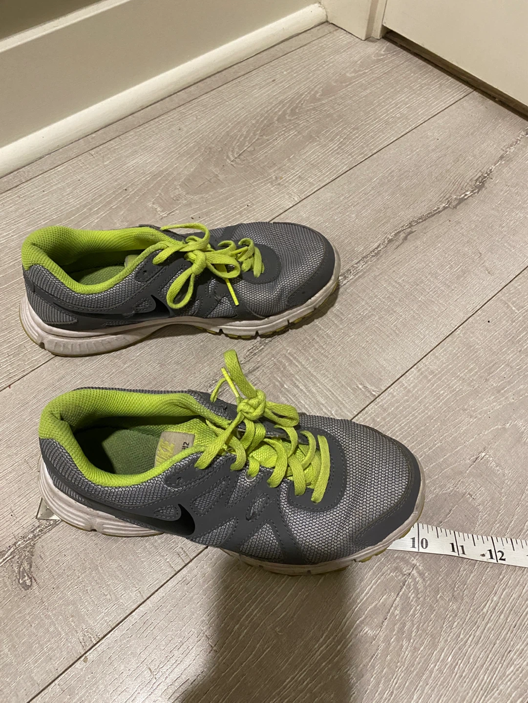 Nike Revolution 2 Running Shoes - Grey/Lime Green - photo 2