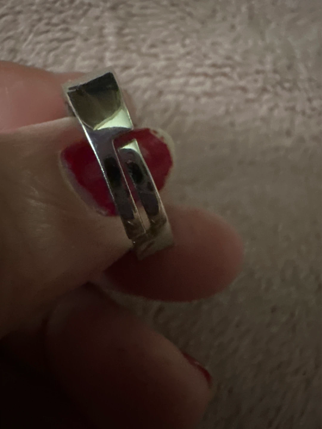 Statement Ring with Large Blue Stone - photo 3