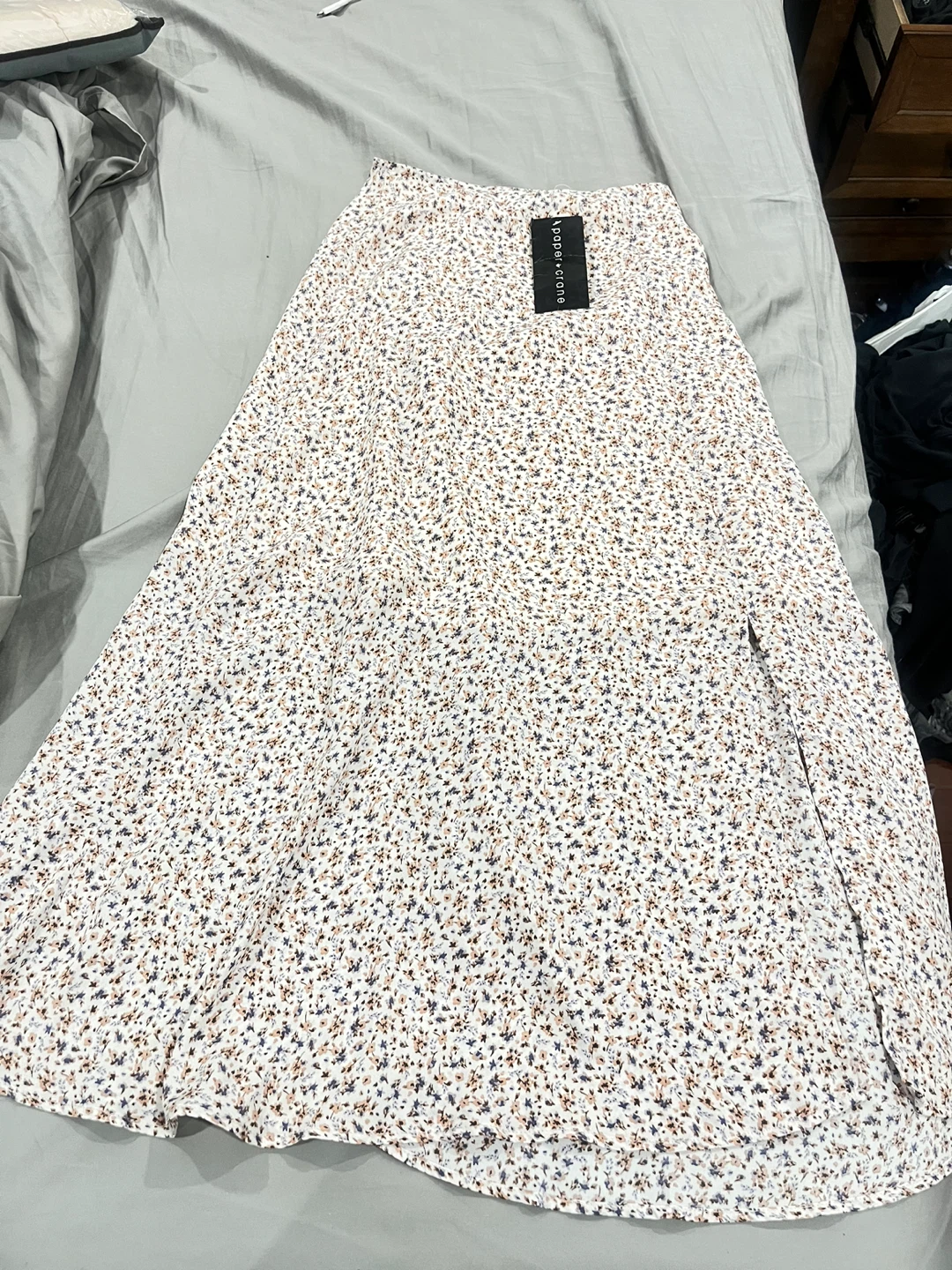 Paper Crane Floral Maxi Skirt - XSmall