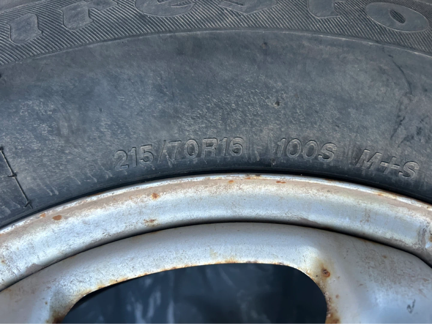 4 Firestone Tires 215/70R16 on HONda CRV Rims