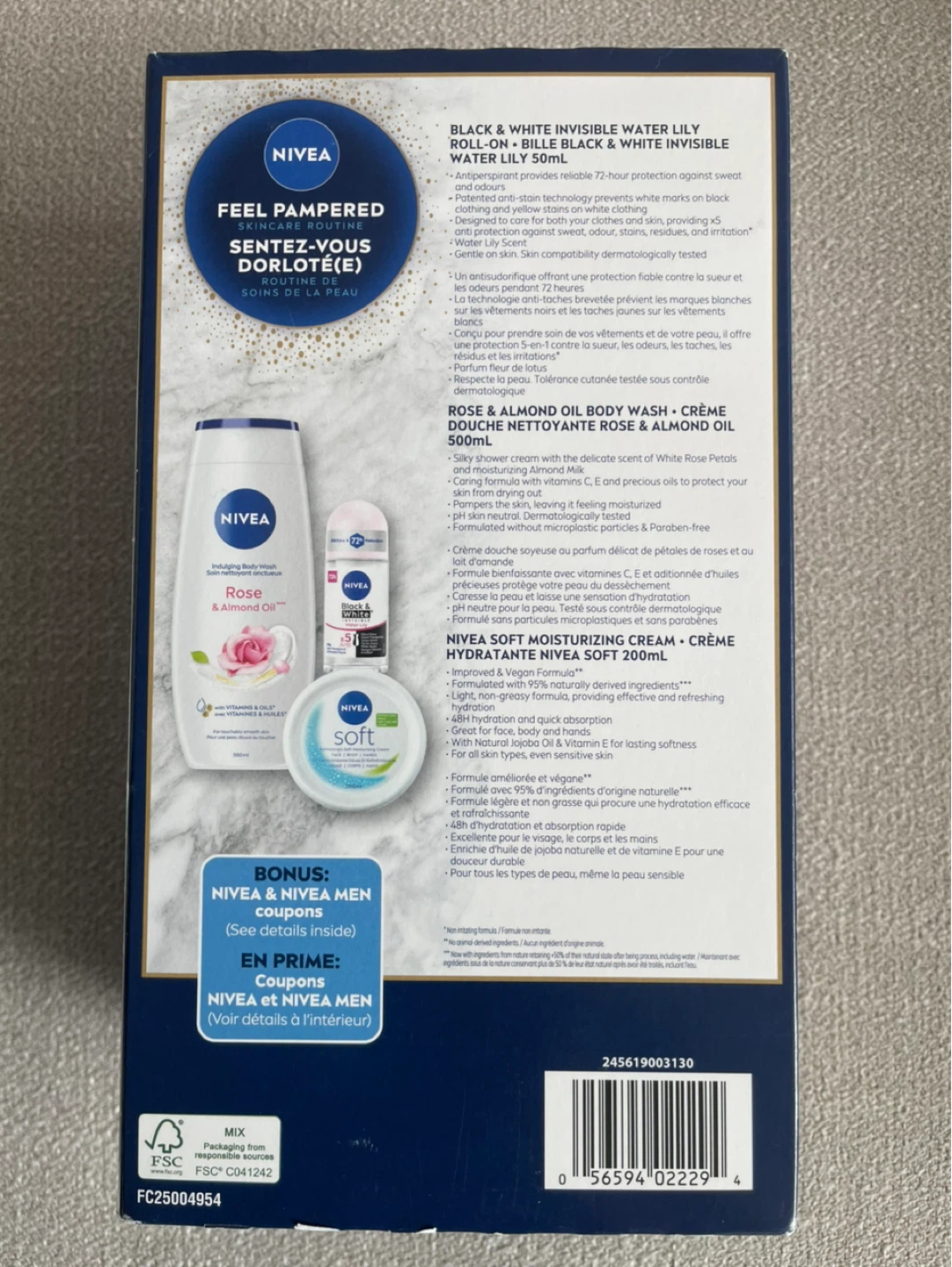NIVEA Feel Pampered Skincare Routine Gift Set - photo 2