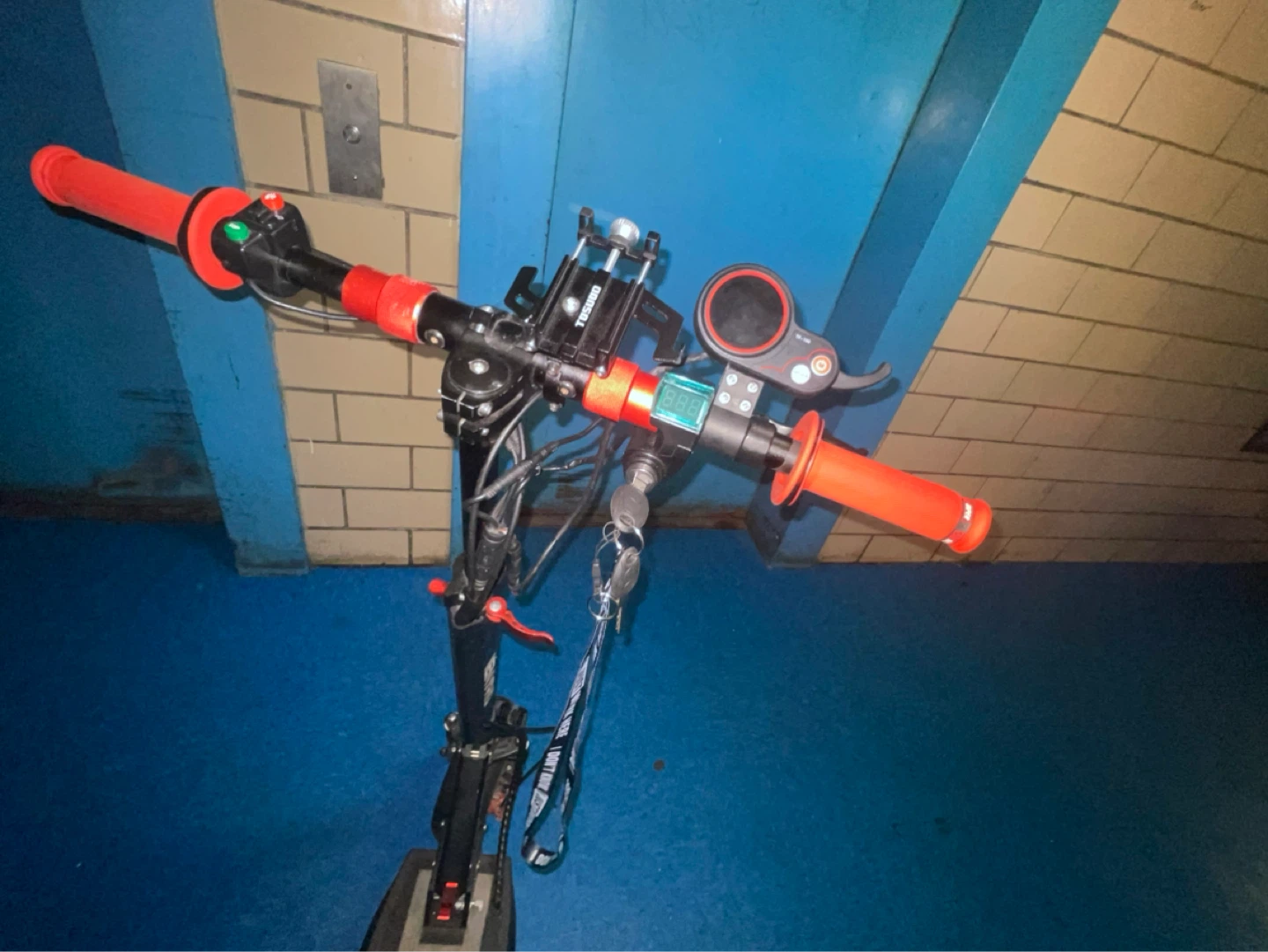 Electric Scooter with Red Accents - photo 2