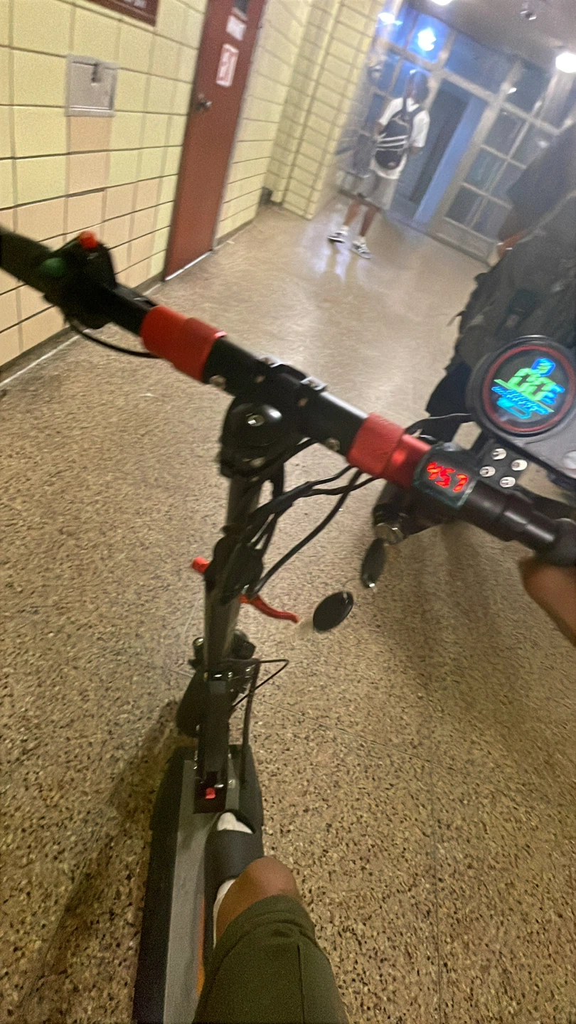 Electric Scooter with Red Accents - photo 3