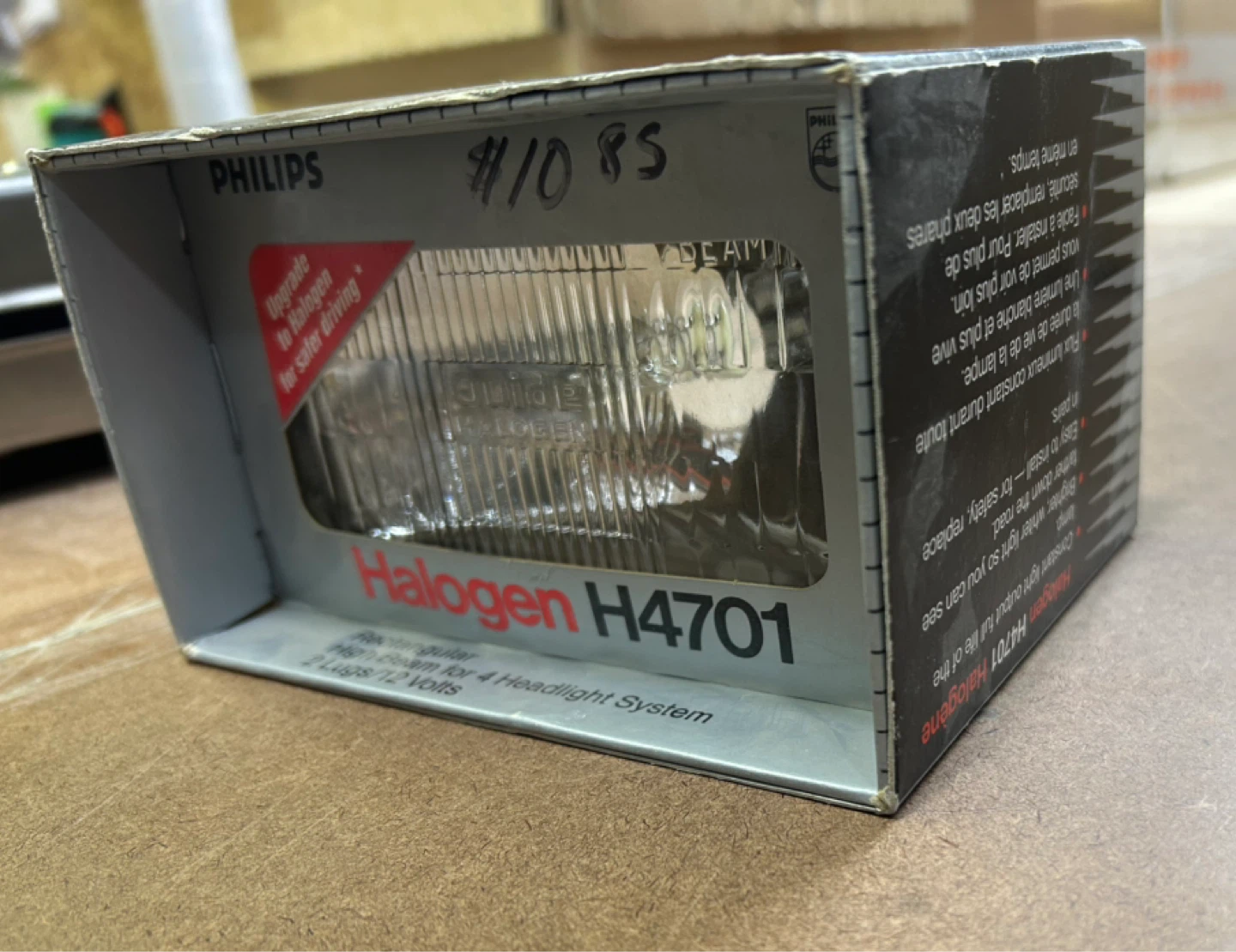 Philips Halogen H4701 Headlight Bulb
