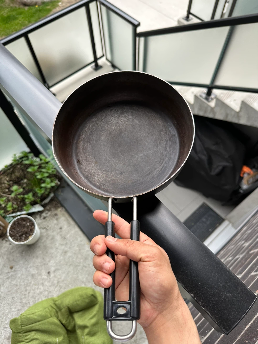Saucepan with Black Handle