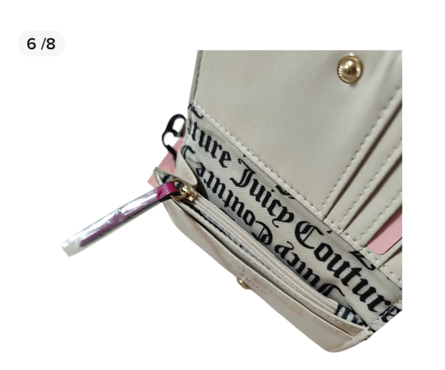 Juicy Couture Raspberry Tart Short Sweet Elongated Bifold Wallet - photo 4