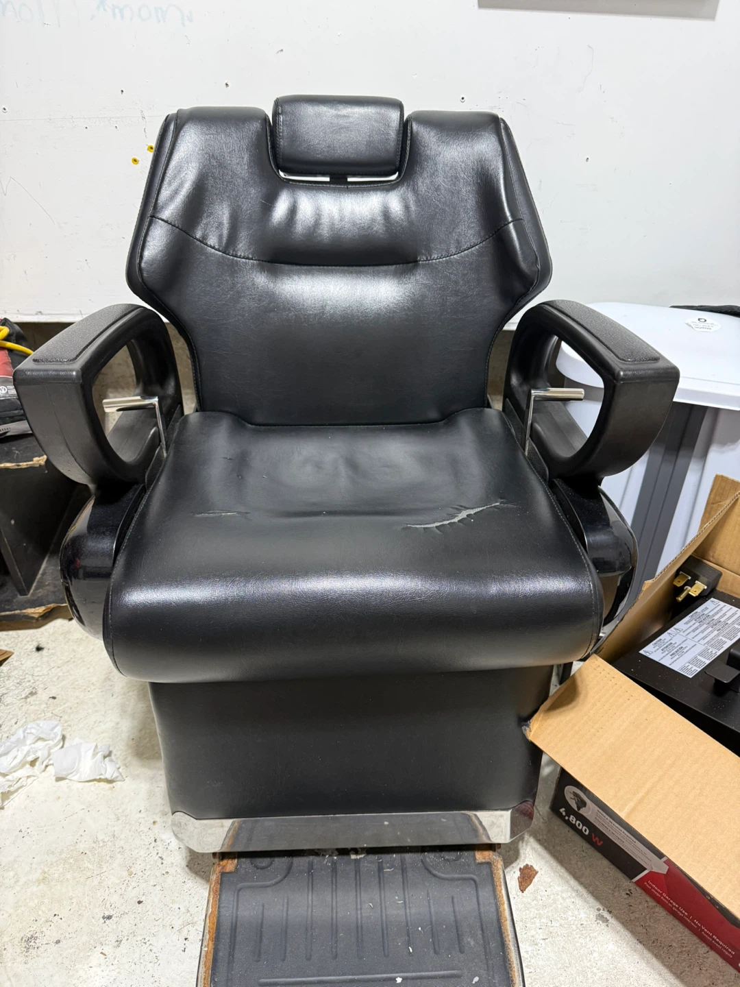 Black Barber Chair