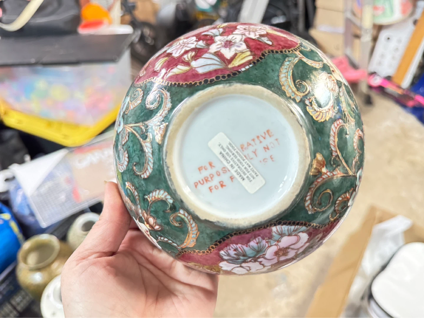 Decorative Ceramic Bowl Set - Floral Design - photo 2