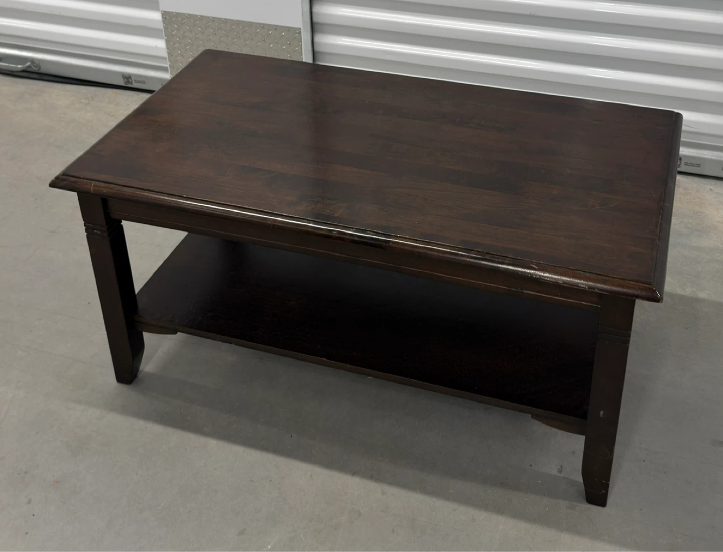 Dark Wood Coffee Table