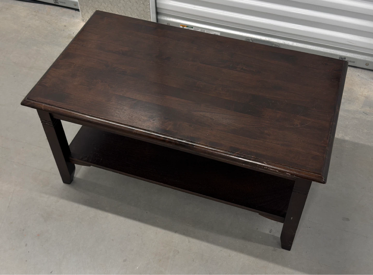 Dark Wood Coffee Table - photo 4