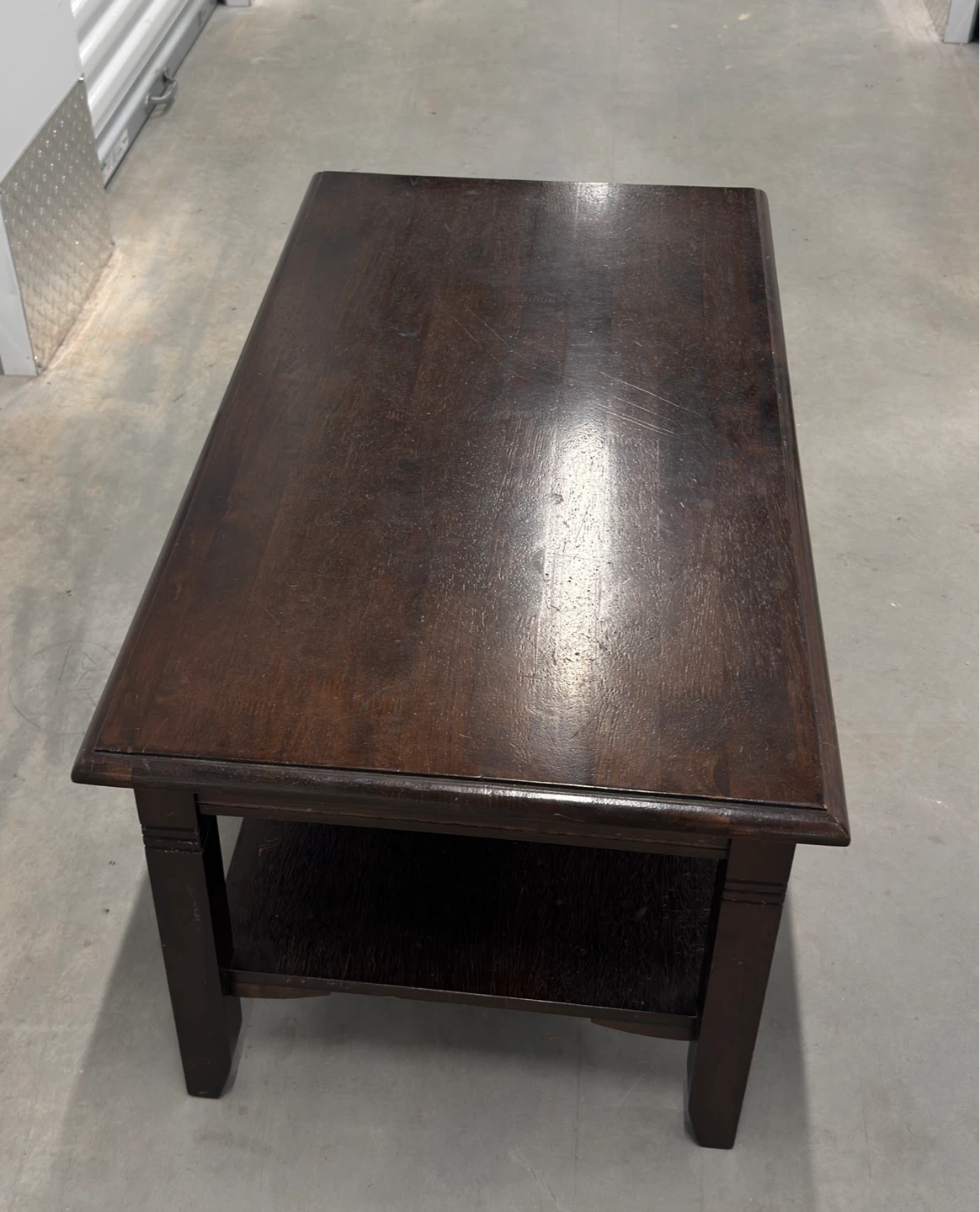 Dark Wood Coffee Table - photo 5