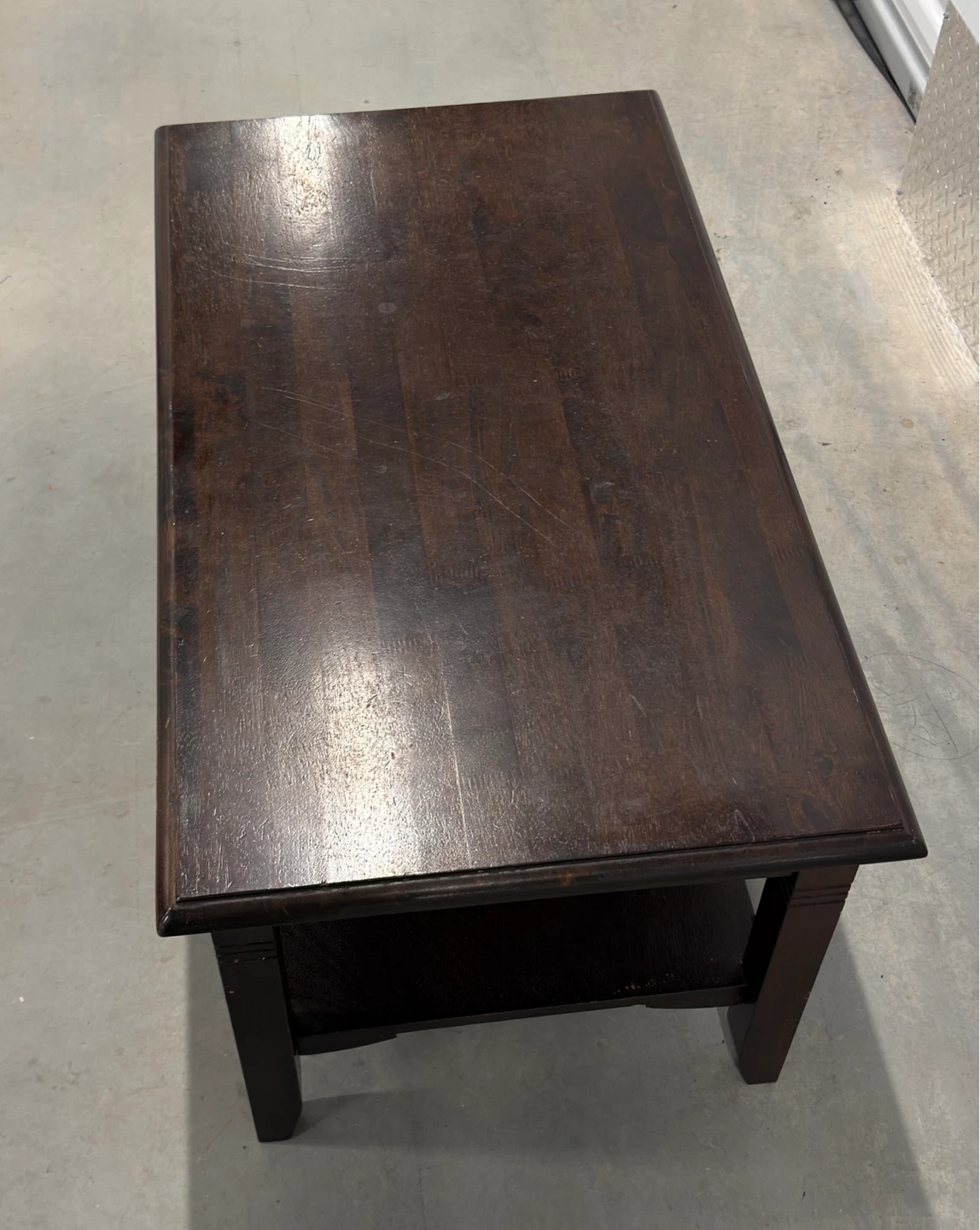 Dark Wood Coffee Table - photo 3