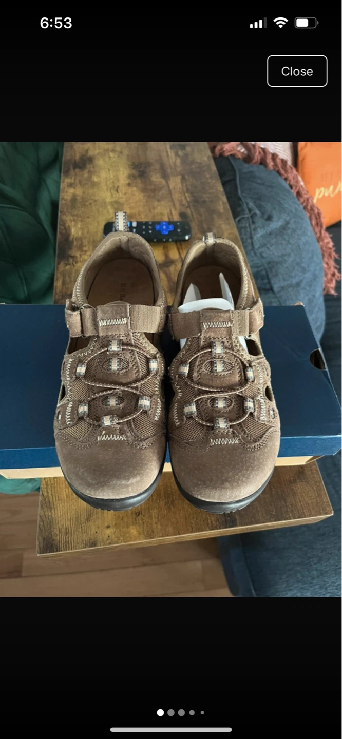 G.H. Bass & Co. Brown Suede Sandals