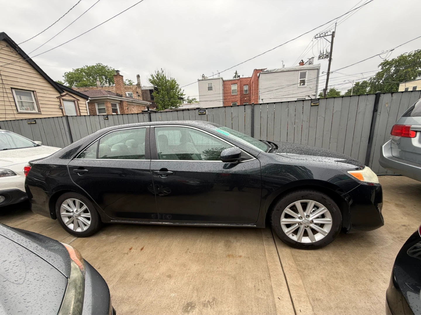2012 Black Toyota Camry Sedan