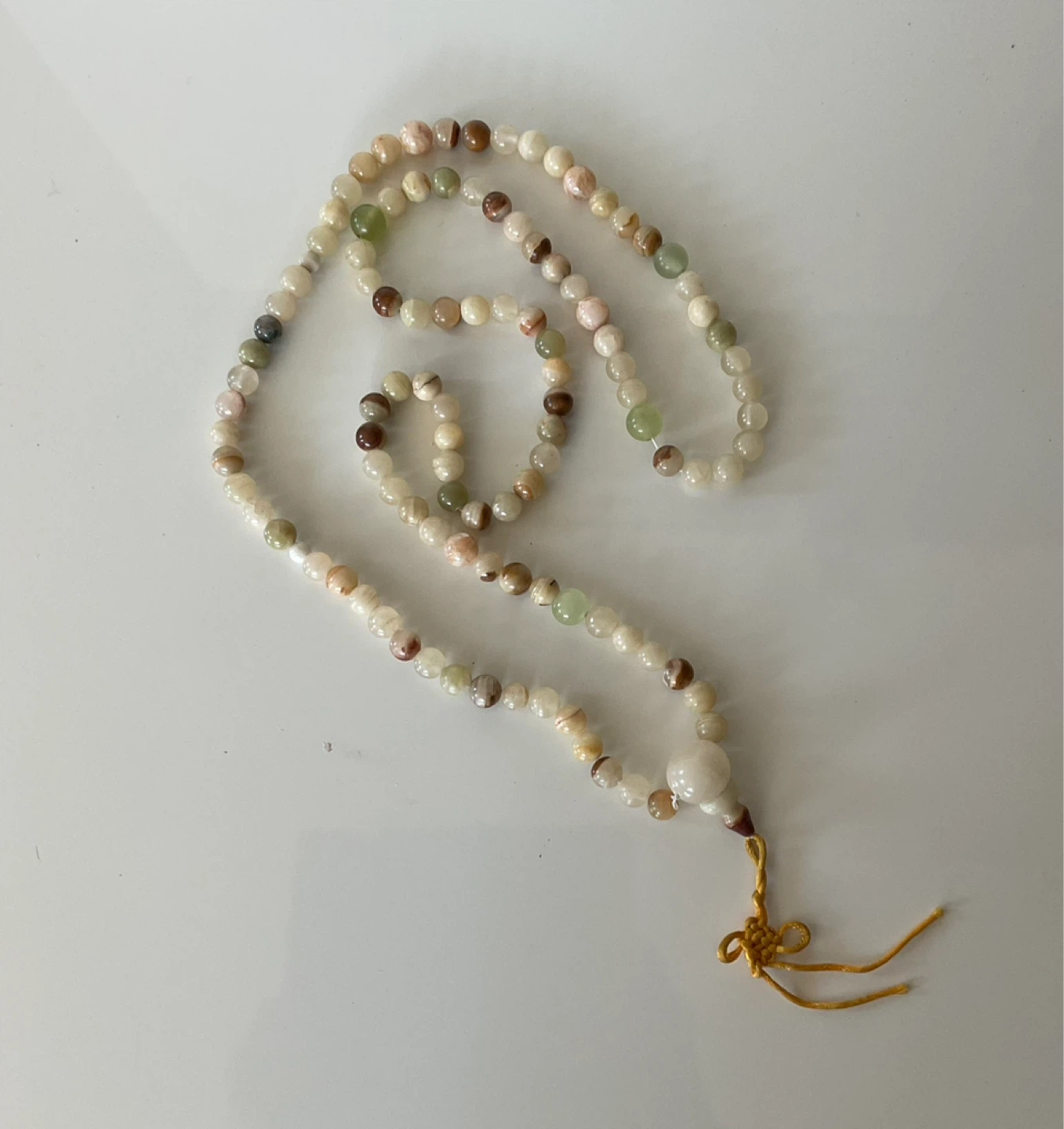 Vintage Beaded Necklace with Tassel - photo 3
