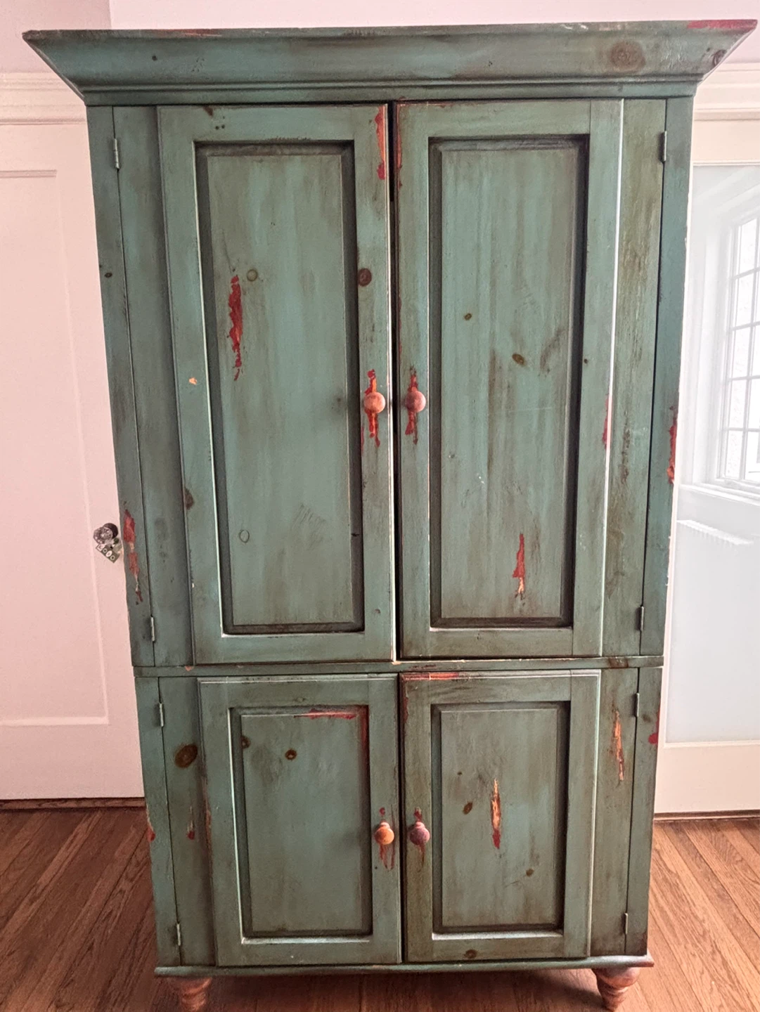 Romweber Distressed Look Armoire