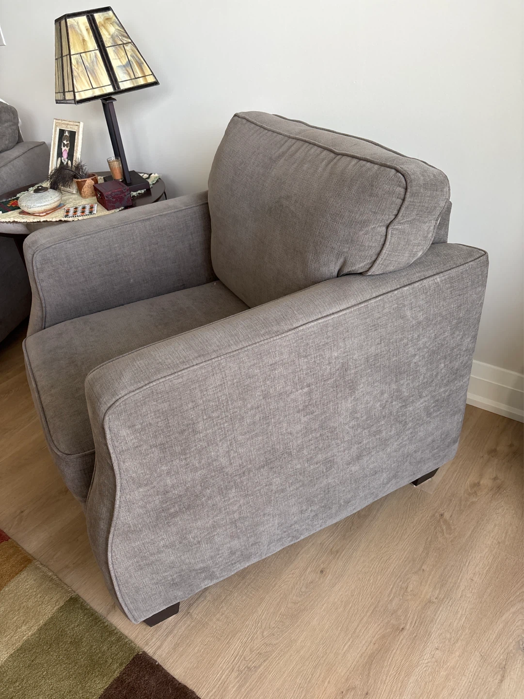 Grey Accent Chair - photo 2