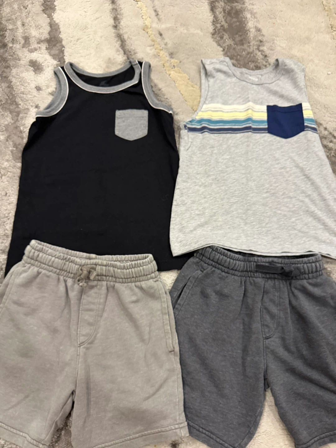 Size 6 boys summer clothes and pjs
