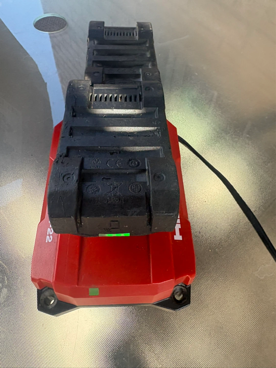 Hilti C4/22 Battery Charger and 2x 22V Batteries