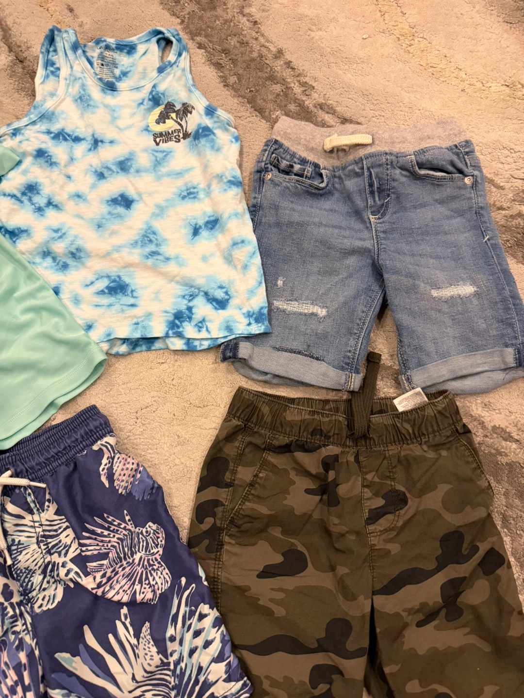 Size 4 boys summer clothes and swim set - photo 3