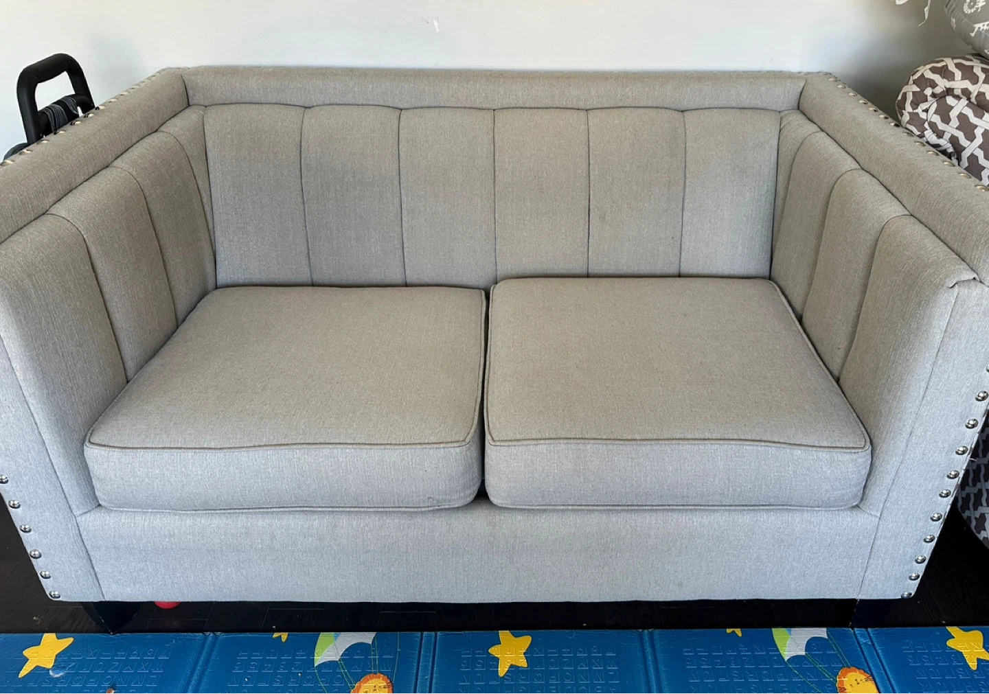 Light Grey 7 seater sofa in very good condition - photo 4