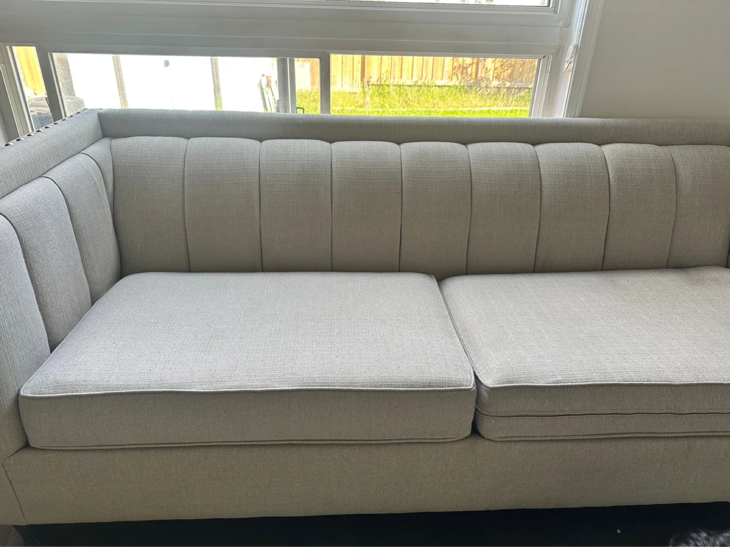 Light Grey 7 seater sofa in very good condition - photo 5