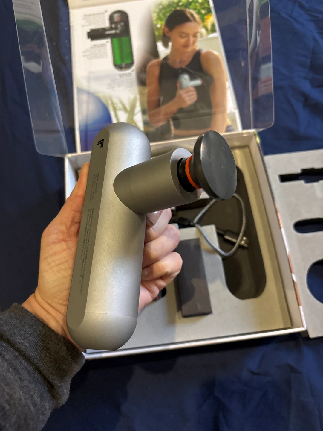 Sharper Image Powerboost Move Portable Percussion Massager - photo 3