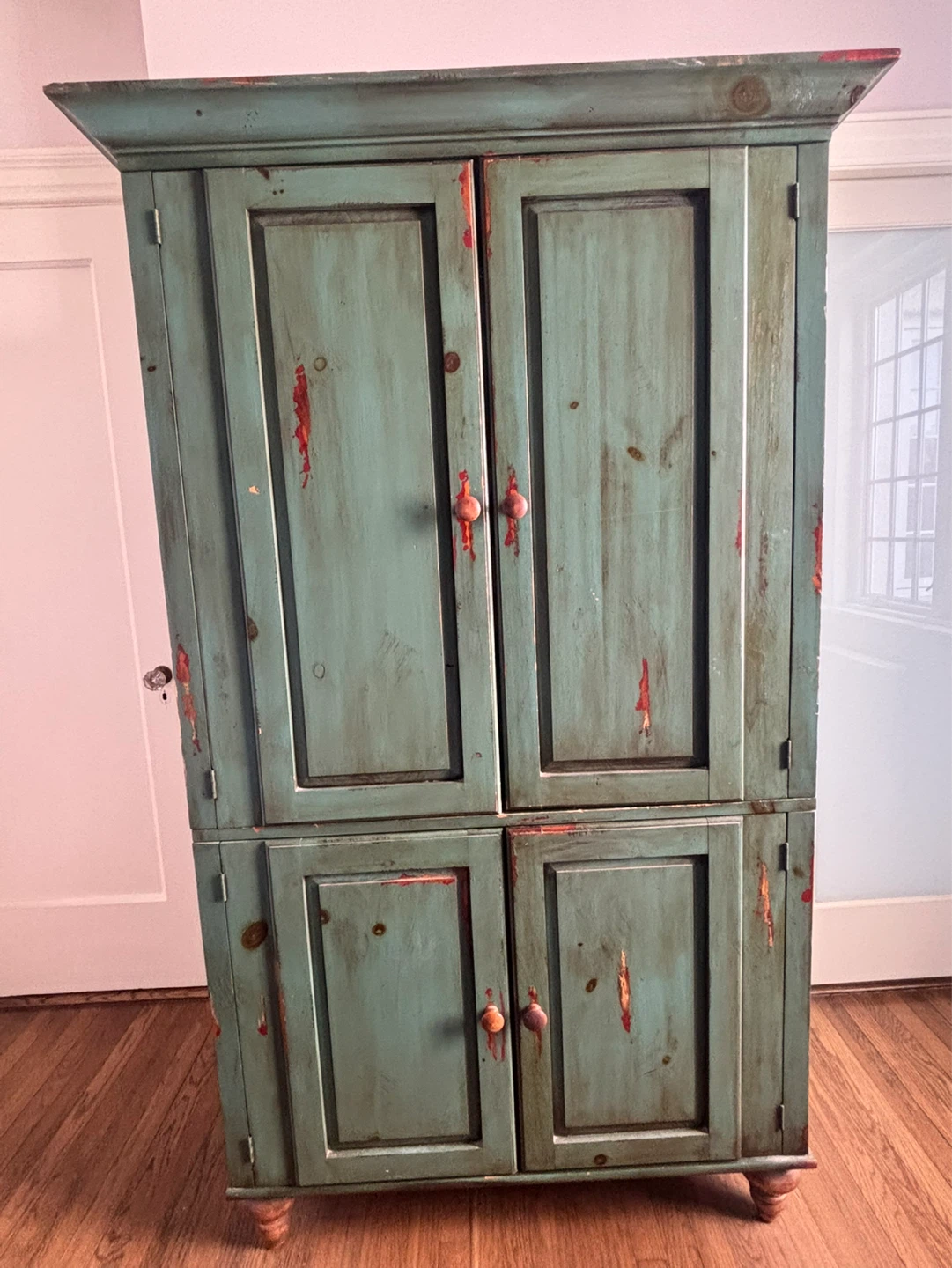 Romweber Distressed Look Armoire
