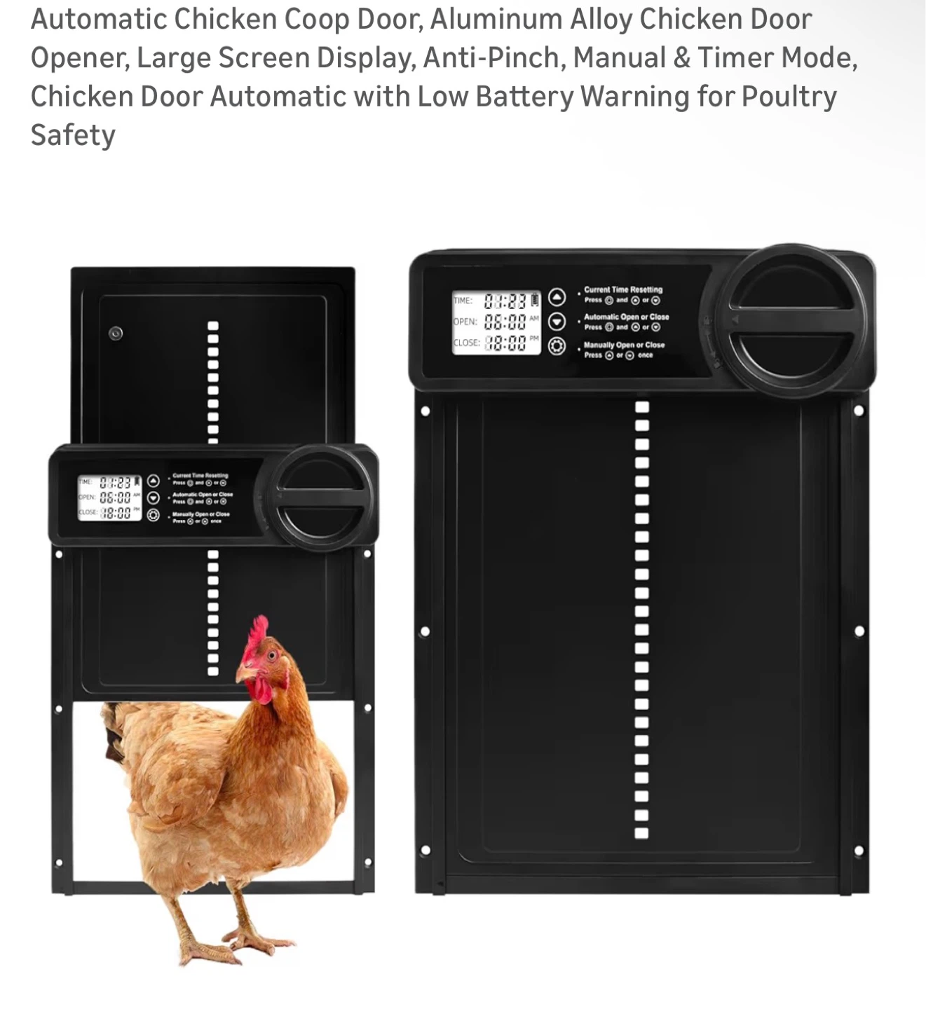 Automatic Chicken Coop Door Opener