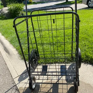 Heavy Duty Folding Utility Cart / Grocery Cart with Wheels