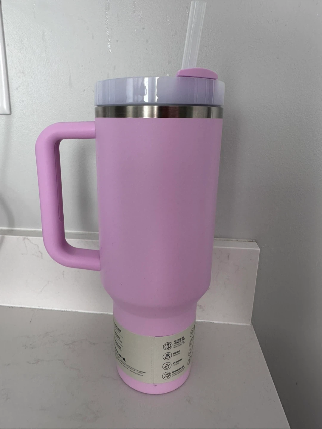 Stanley 40 oz Quencher H2.0 Flowstate Tumbler - Cherry Blossom - photo 3