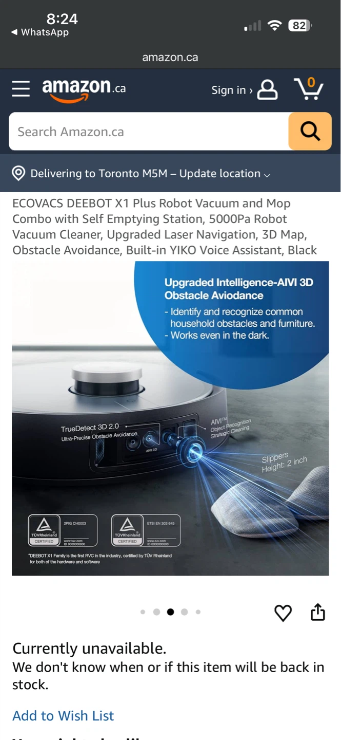 ECOVACS DEEBOT X1 Plus Robot Vacuum and Mop - photo 4