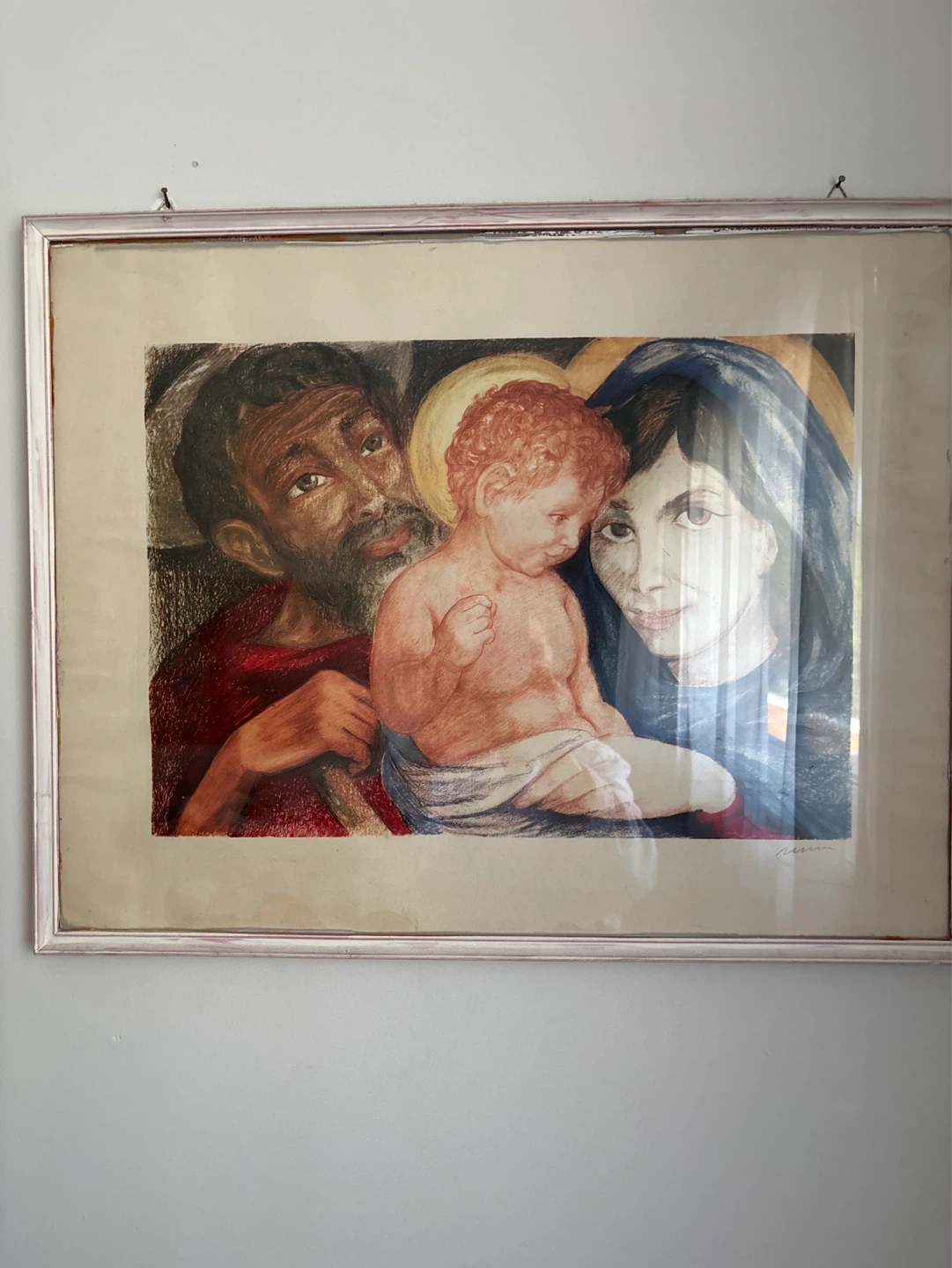 Framed Holy Family Art Print