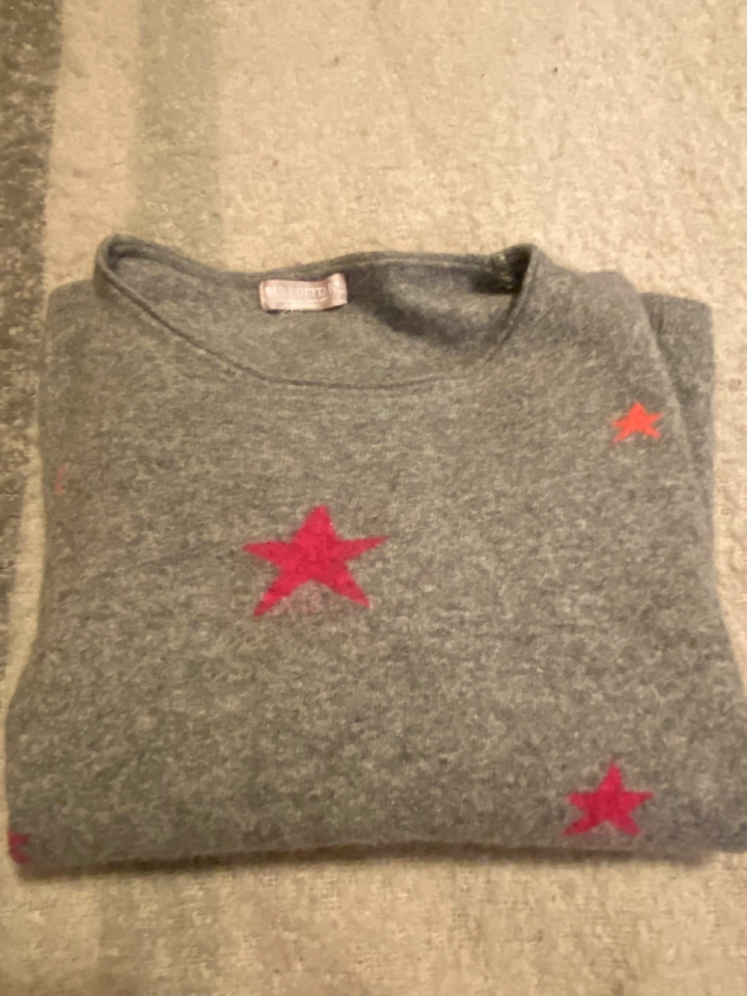 Grey Star Knit Merino Wool and Cashmere