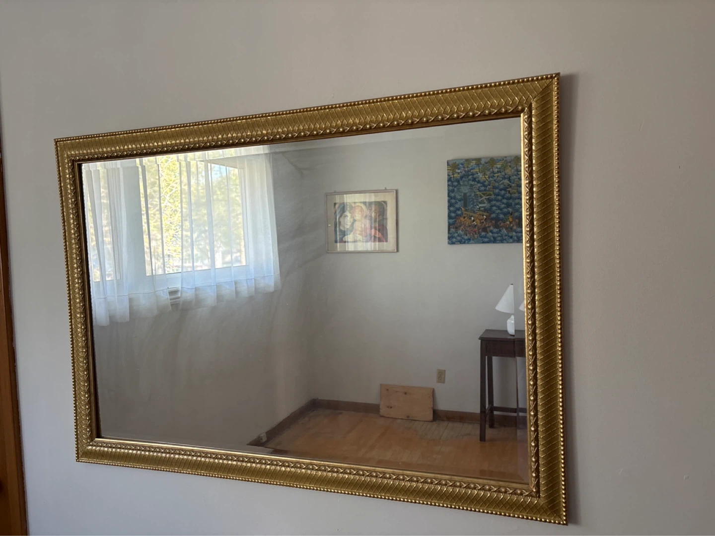 Large Gold Ornate Wall Mirror