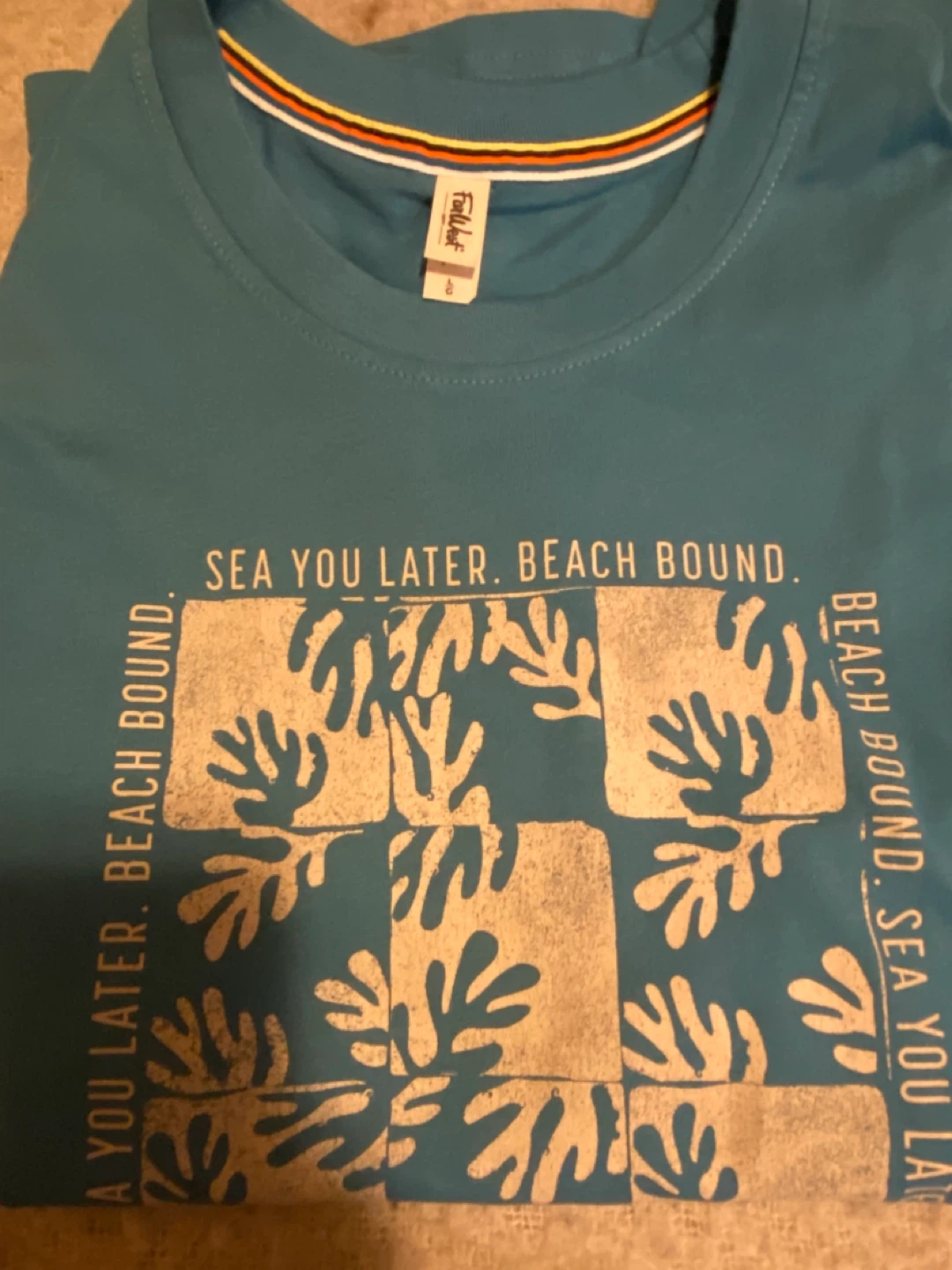 Fallwest Blue Sleeveless Graphic T-Shirt - photo 2
