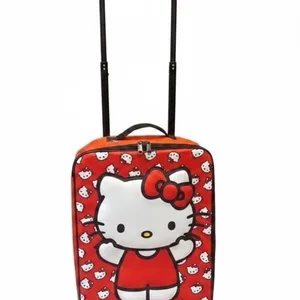 Hello Kitty 16” Red Rolling Carry On With 2-Wheels