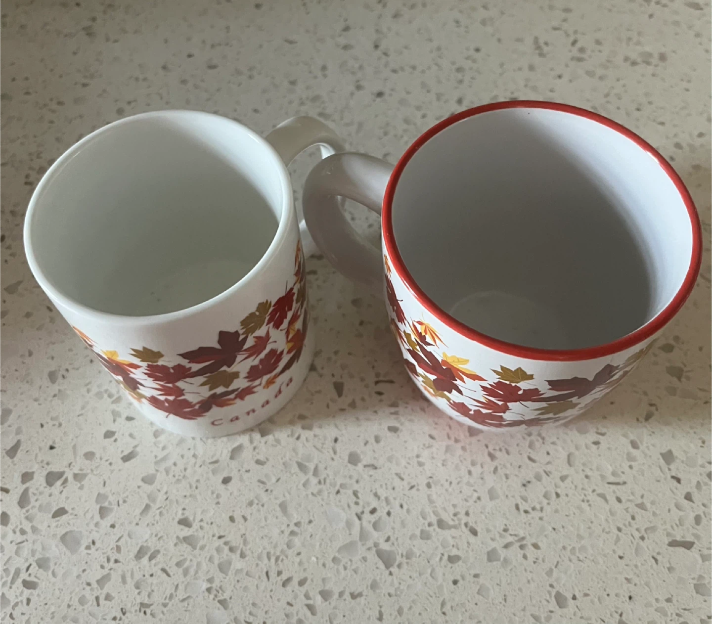 Set of 2 Magenta Canada Maple Leaf Mugs - photo 4