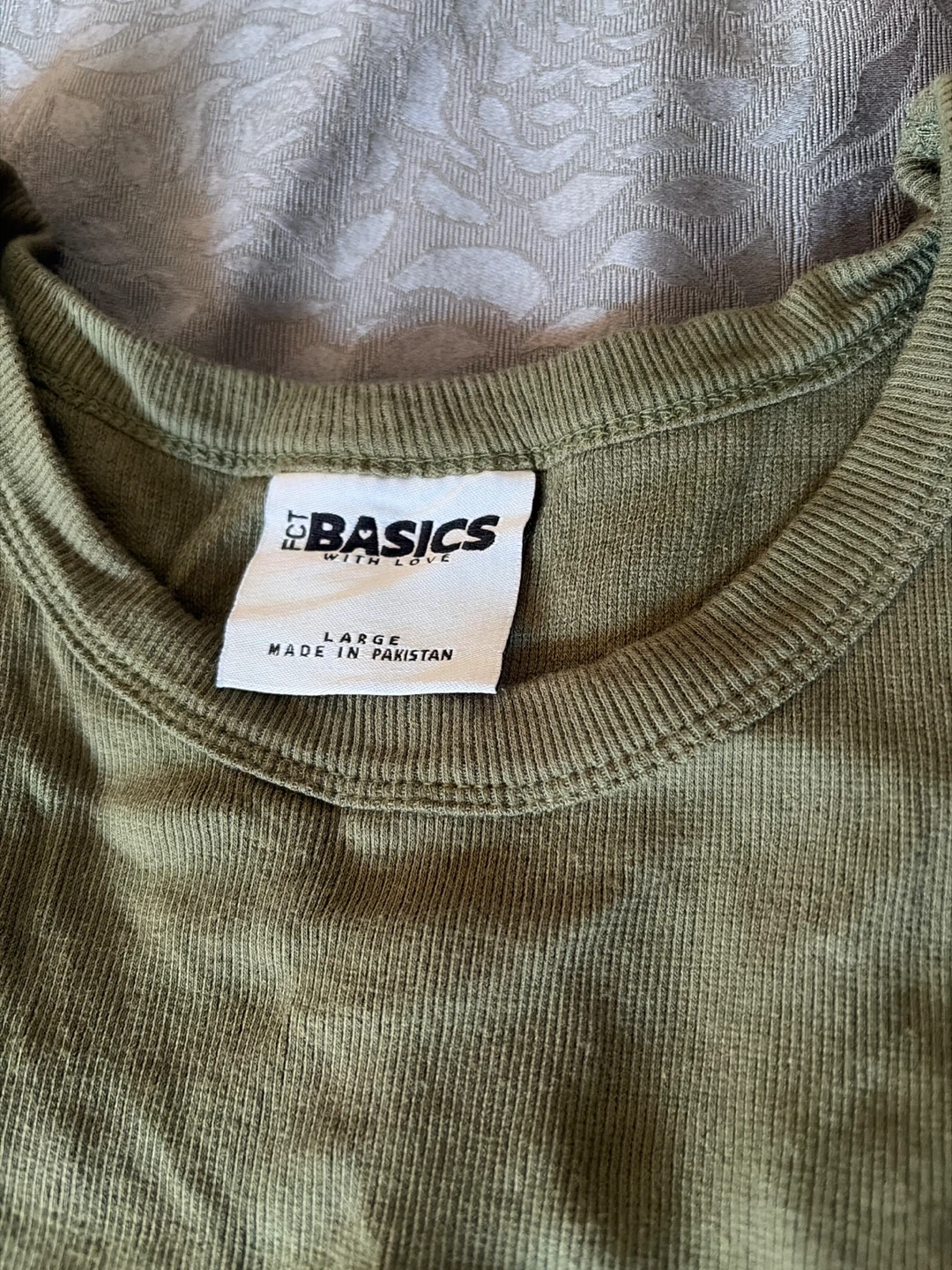 Tank Top - Olive Green - Large - photo 2