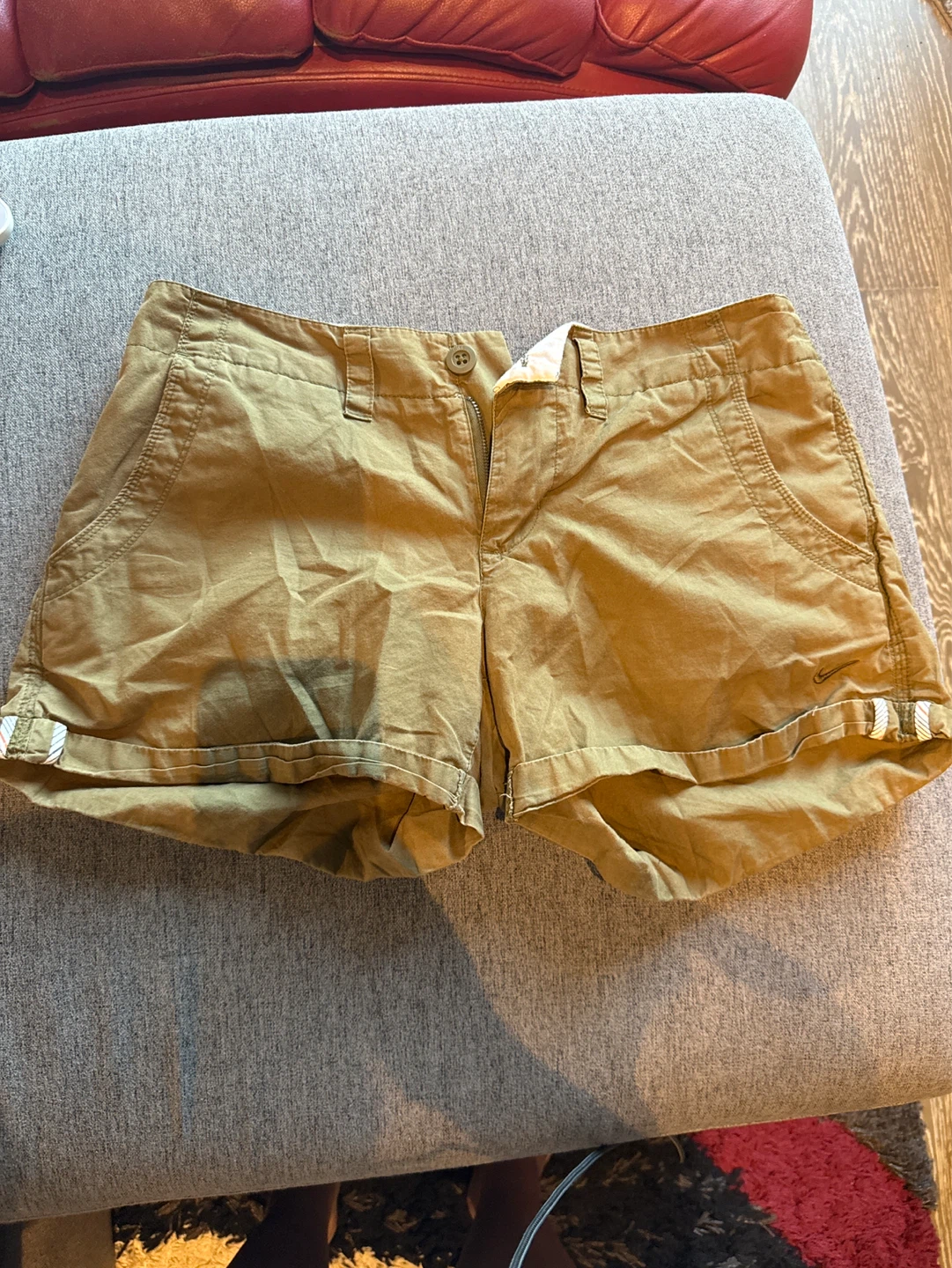 Nike Women's Khaki Shorts Size M