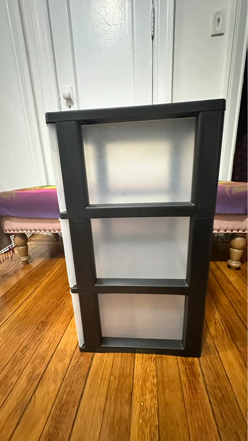 3-Drawer Plastic Storage Cart - photo 2