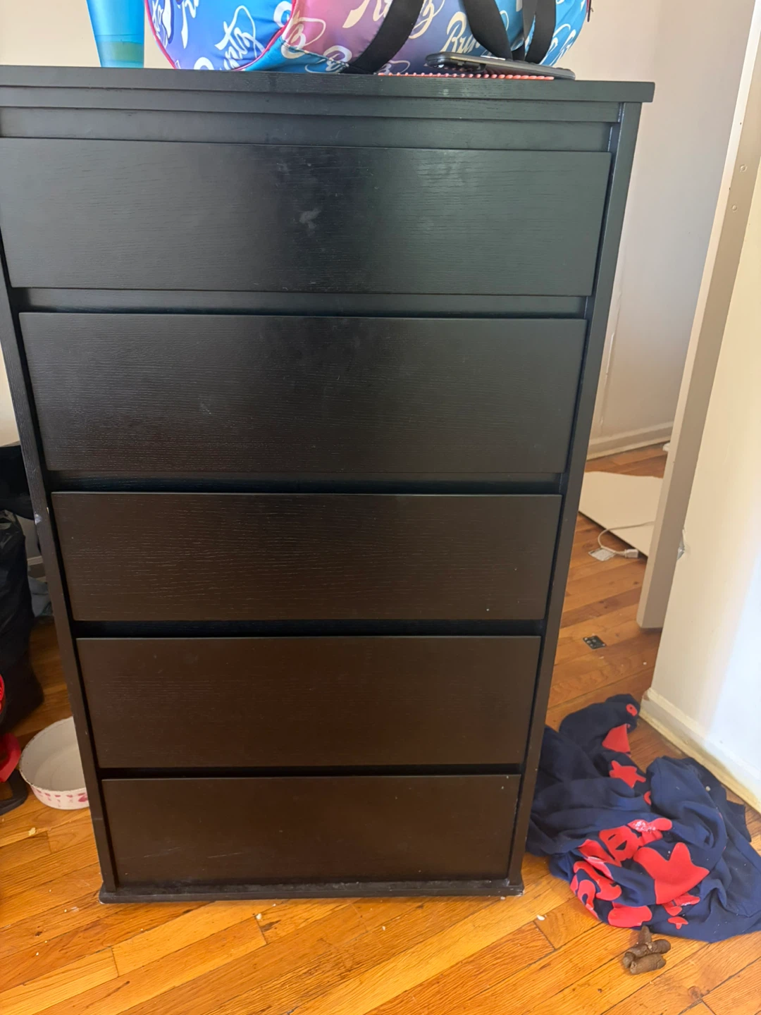 Black 6-Drawer Dresser