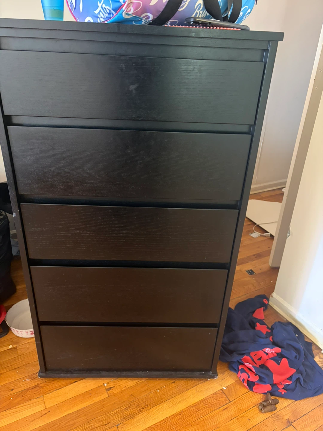 Black 6-Drawer Dresser - photo 3