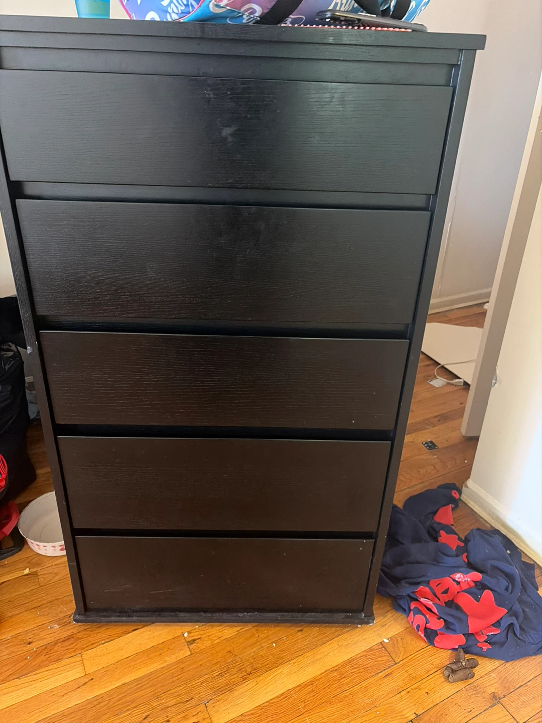 Black 6-Drawer Dresser - photo 4