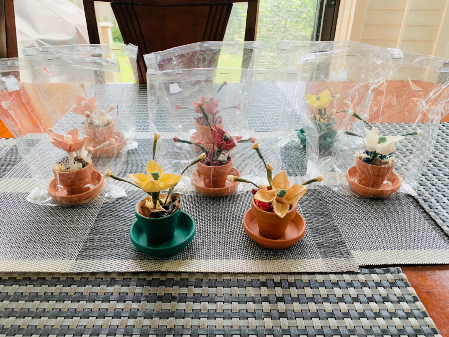 NEW handcrafted flower plant artificial decor (room freshener) - photo 2