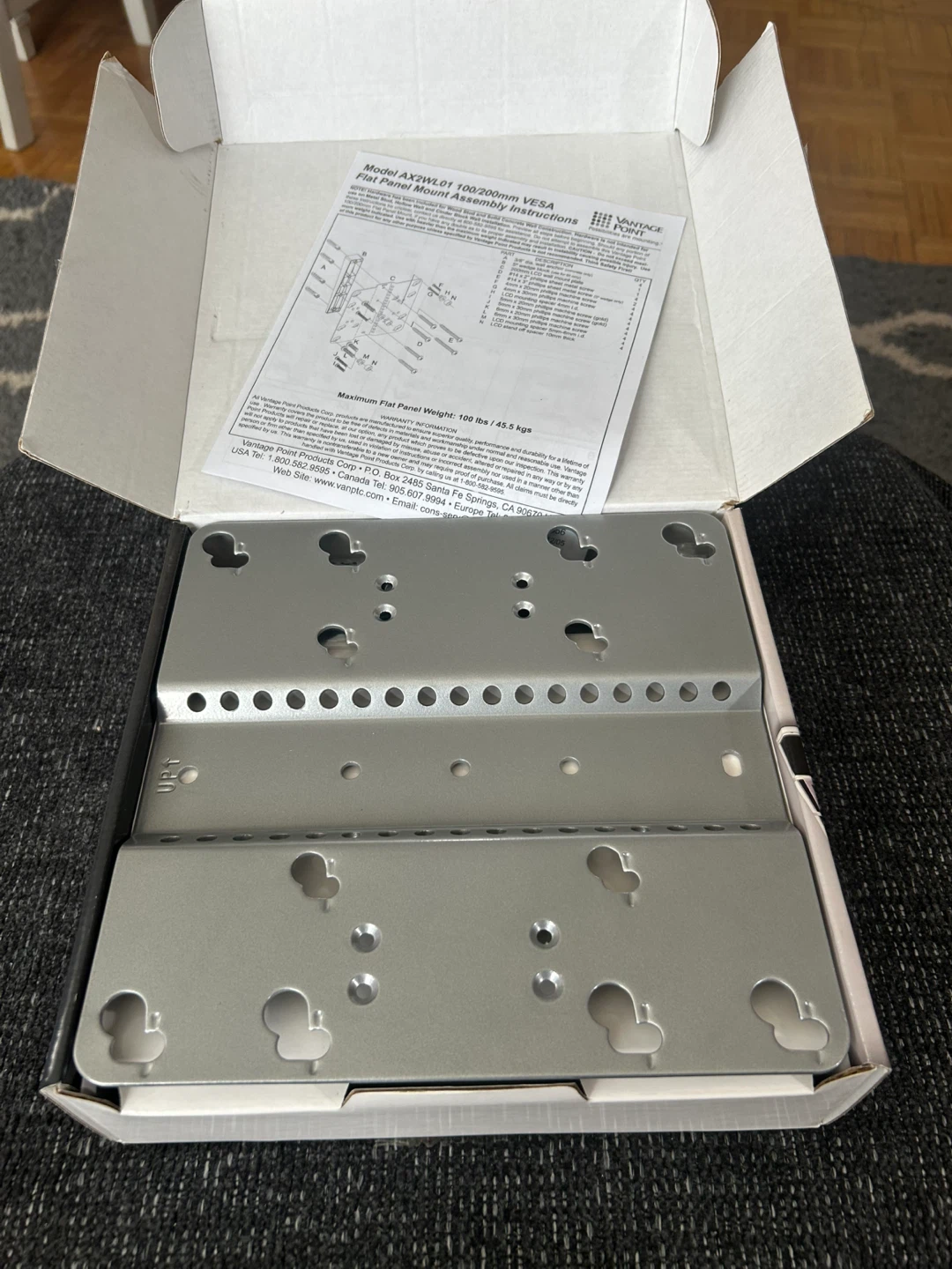 Vantage Point Universal Flat Panel Wall Mount - photo 2