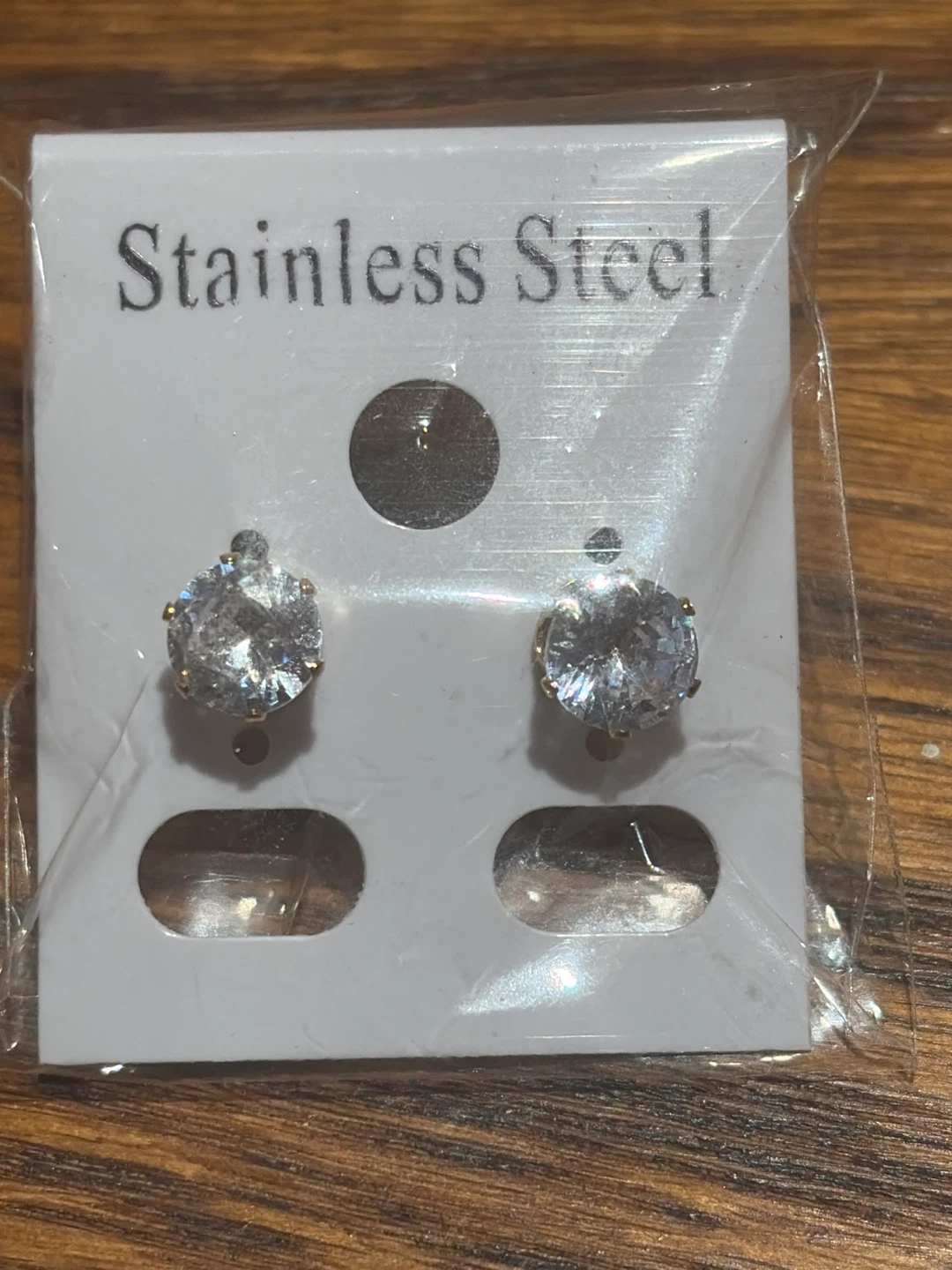 Stainless Steel Stud Earrings - photo 3