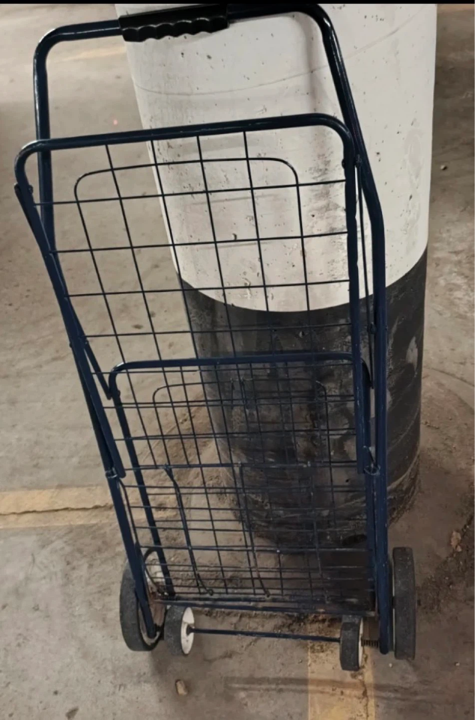 Metal Shopping Cart Trolley foldable - photo 2