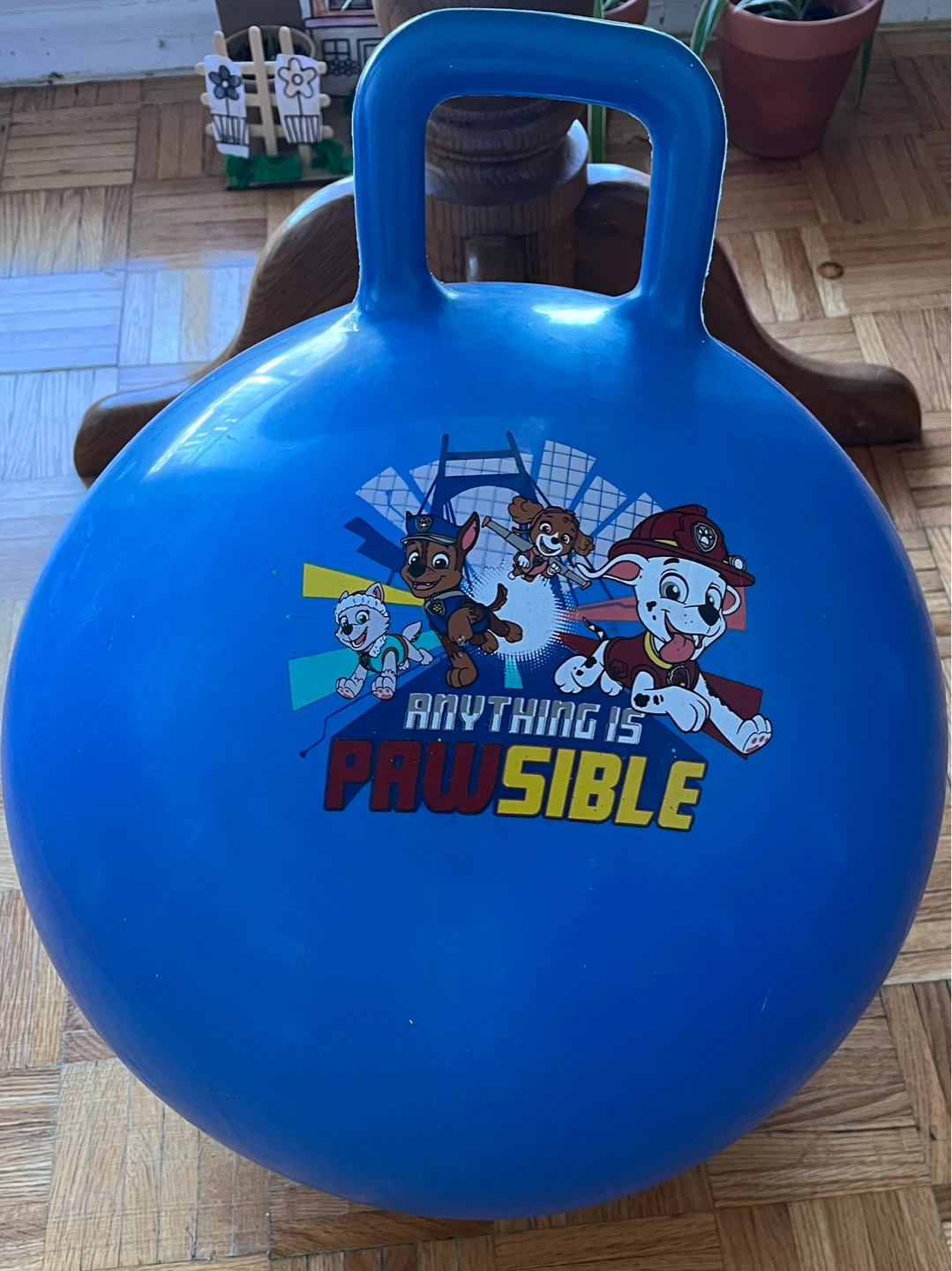 Blue Paw Patrol Hopper Ball